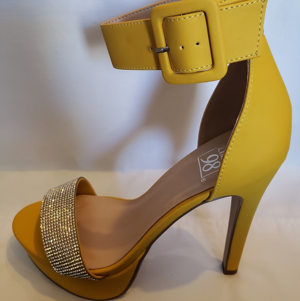 Rhinestone Heel Sandal